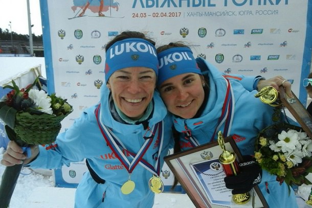 Ольга Царева и Юлия Белорукова из Коми стали чемпионками России в командном спринте