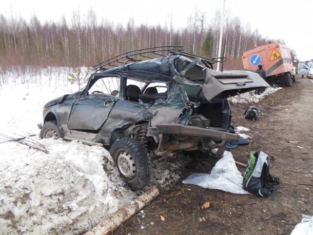 Два человека погибли в ДТП на границе Коми и Архангельской области