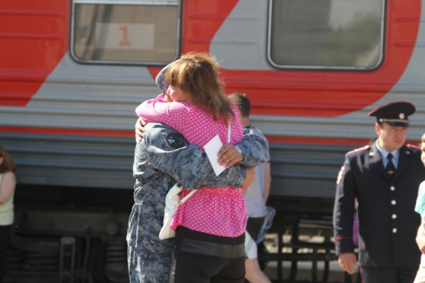 Сводный отряд МВД вернулся из Чечни в Коми после полугодовой командировки