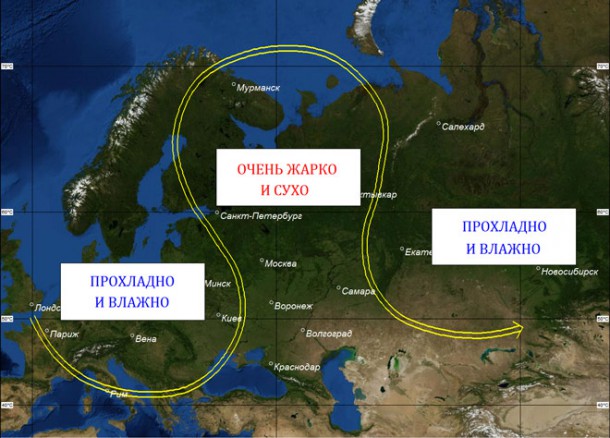 На Русском Севере установилась очень теплая погода