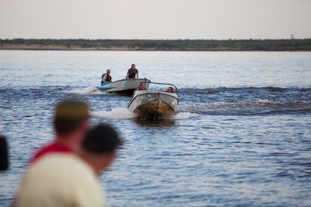 Водно-моторные гонки устроили в Усть-Цильме