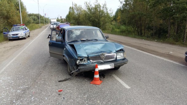 В речной части Печоры «Волга» догнала «семерку»