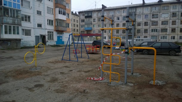Во дворах Воркуты появится десять детских игровых площадок