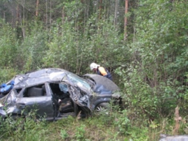 В Прилузском районе водитель уснул за рулём и попал в ДТП
