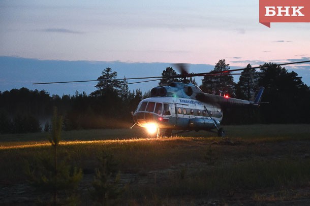 В Коми только 15 из 40 площадок готовы принимать вертолеты санавиации круглосуточно