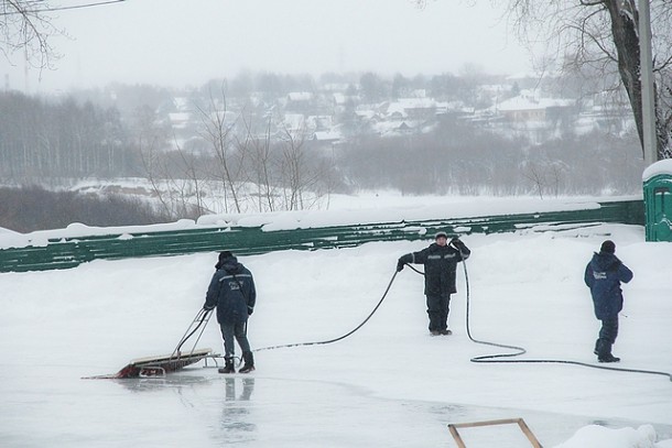 В Кировском парке скоро можно будет кататься на коньках