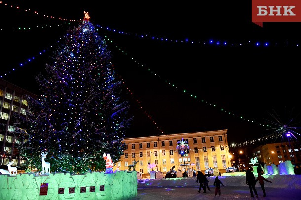 В Сыктывкаре в новогоднюю ночь перекроют ряд улиц