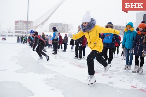 Школьники Сыктывкара вышли на «Лед надежды нашей»