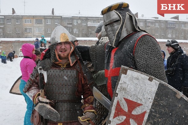 На севере Коми сошлись в бою рыцарские дружины Воркуты и Салехарда