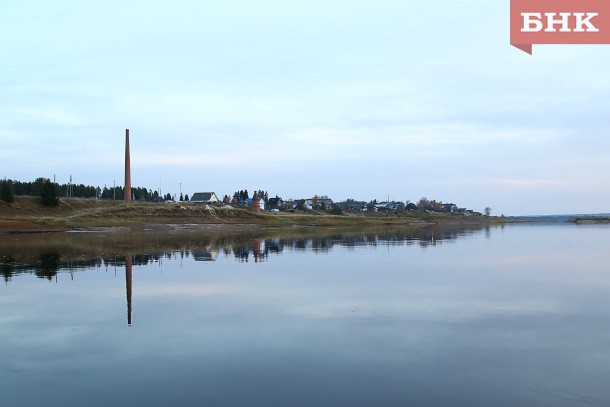 В Усть-Куломском районе прибывает вода на реке Вычегде