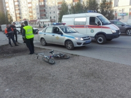 В Ухте ищут наехавшего на велосипедиста водителя