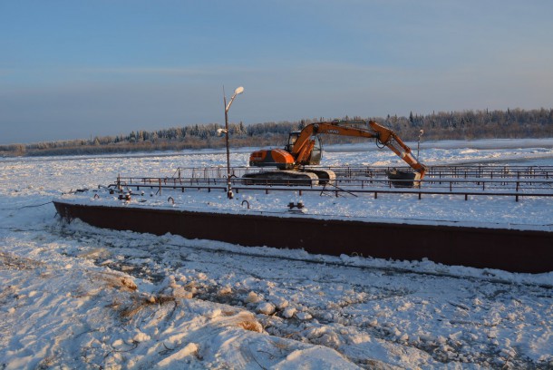 Наплавной мост в Корткеросе вернут на место весной