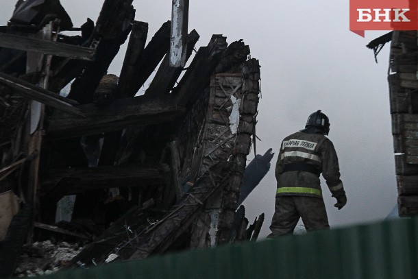 В Ижемском районе на пожаре погиб мужчина